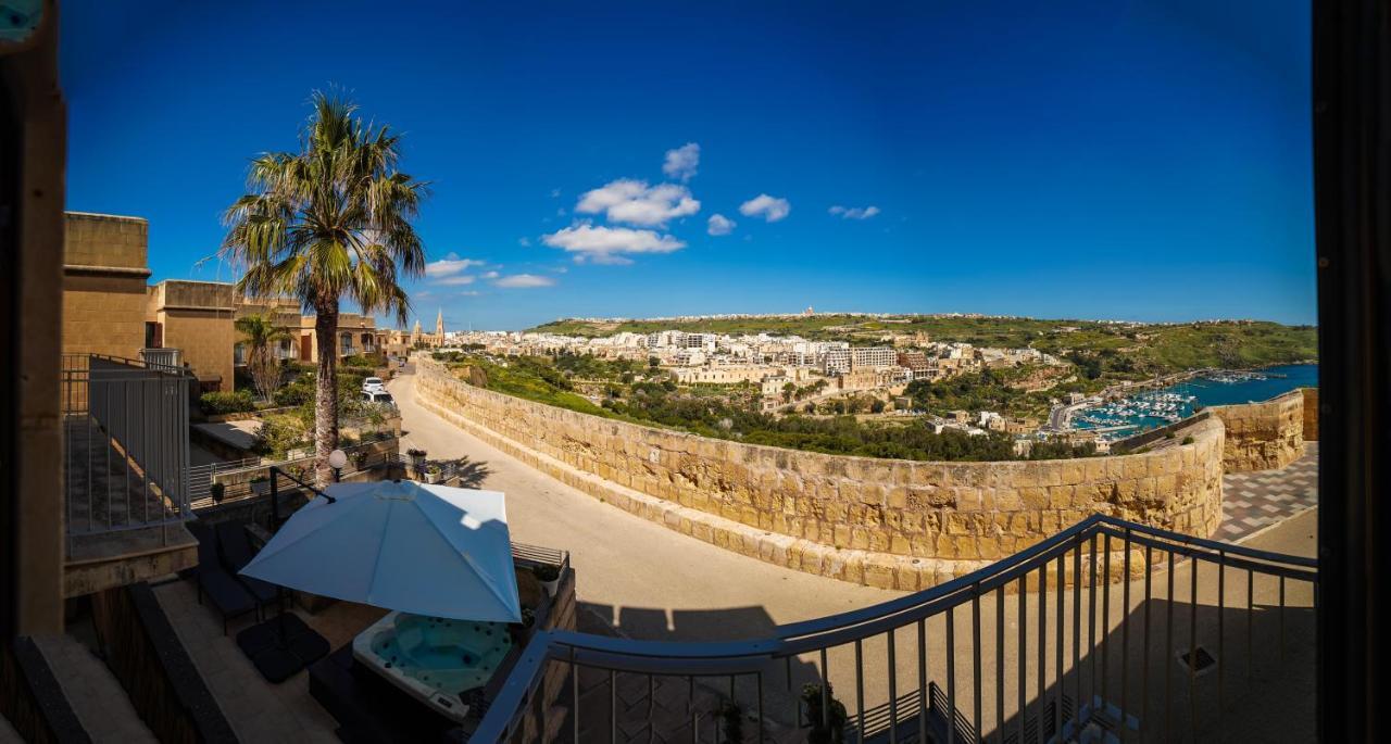 Harbour Views Duplex Maisonette With Jacuzzi Hot Tub Mgarr Екстериор снимка